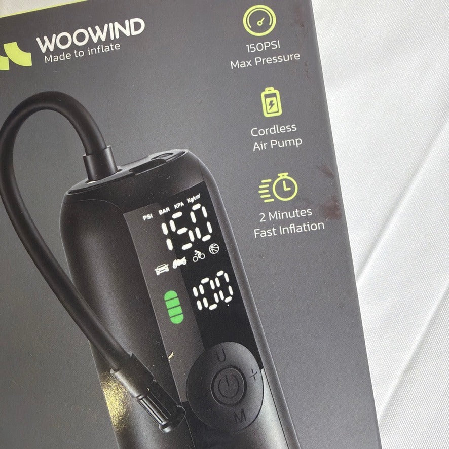 Woowind LP1 Portable Smart Tire Inflator - Cordless Electric Air Pump - Image 6