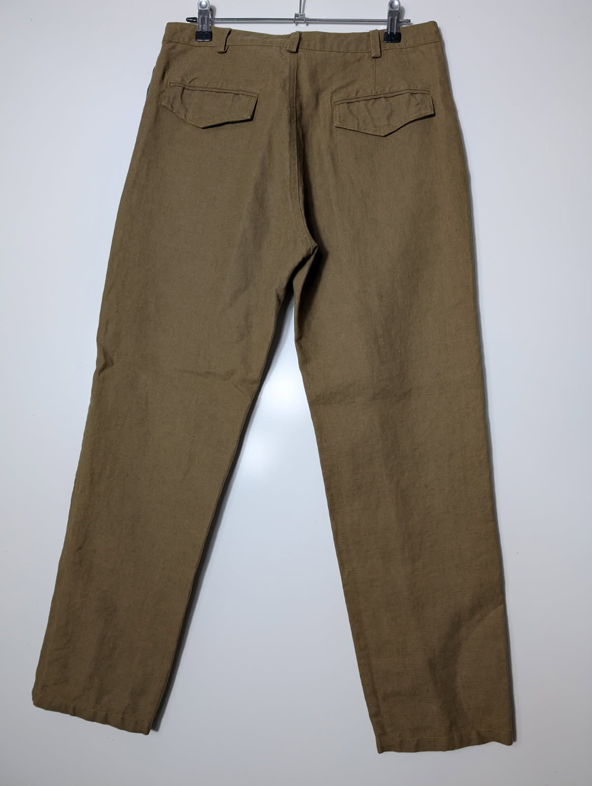 Isabel Marant Utah Trousers - Bronze Linen Blend Size 36 - Image 6