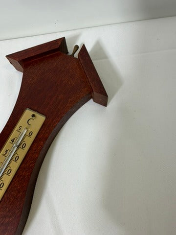 Vintage Fischer Wall-Mounted Weather Station - Barometer, Thermometer, Hygrometer - Image 6