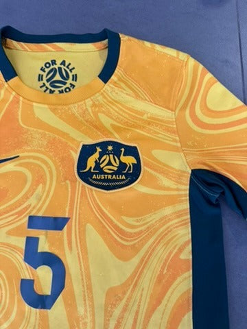 Nike Australia 2023 Women's World Cup Away Jersey - Vine #5 - Image 6