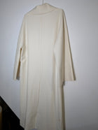 Ginger & Smart Longline Coat Cream With Gold Chain Detail - Image 7