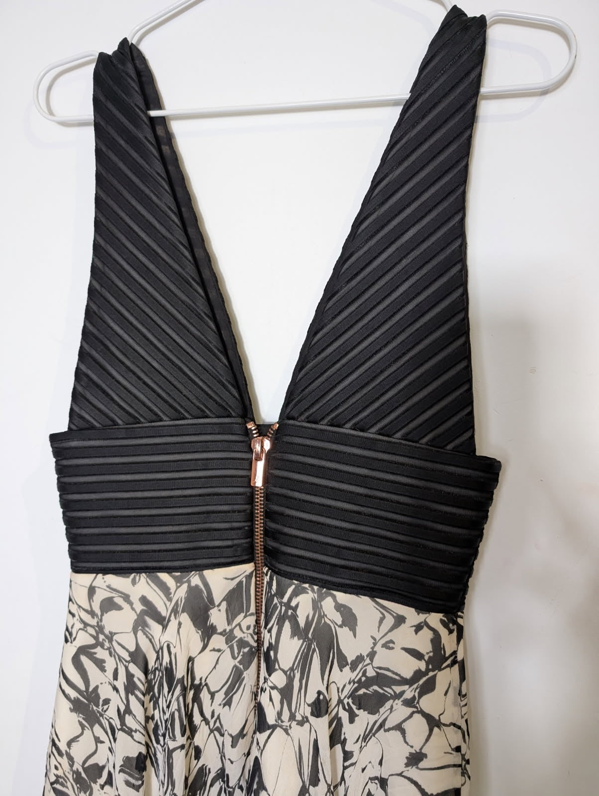 Ginger & Smart Maxi Dress - Black & White Printed Sample Piece - Image 6