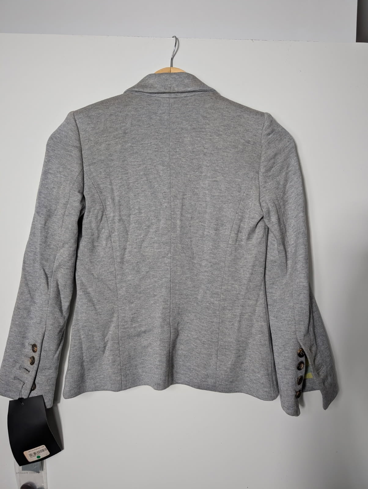 Proenza Schouler Grey Jersey Blazer - Women's Size 2 - Image 6