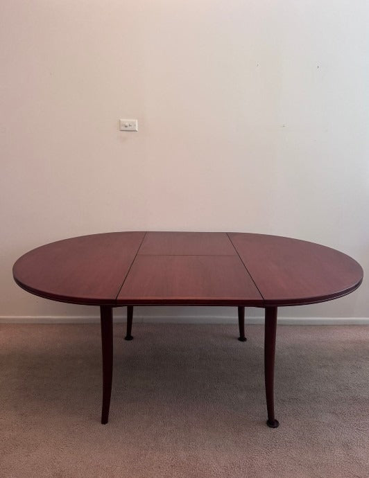  Authentic Parker  Mid-Century Modern Dining Table & Chairs Set Walnut Extension - Image 6