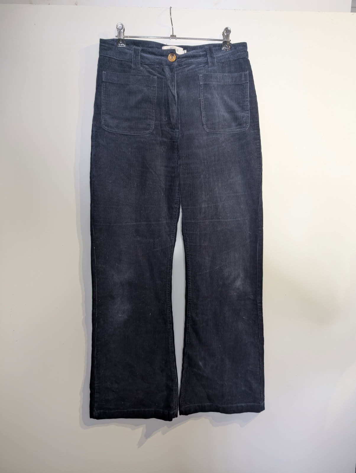 Amelius Corduroy Pants - Navy Blue Women's Size 10 - Image 6