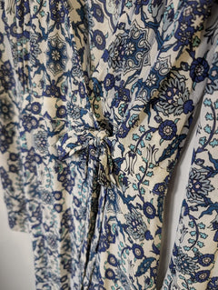 Tigerlily Wrap Maxi Dress Blue Floral Women's AU 8 - Image 6