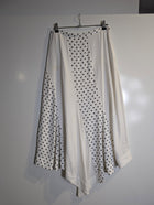 Jigsaw Polka Dot Viscose Midi Skirt Cream & Black UK 10 - Image 2