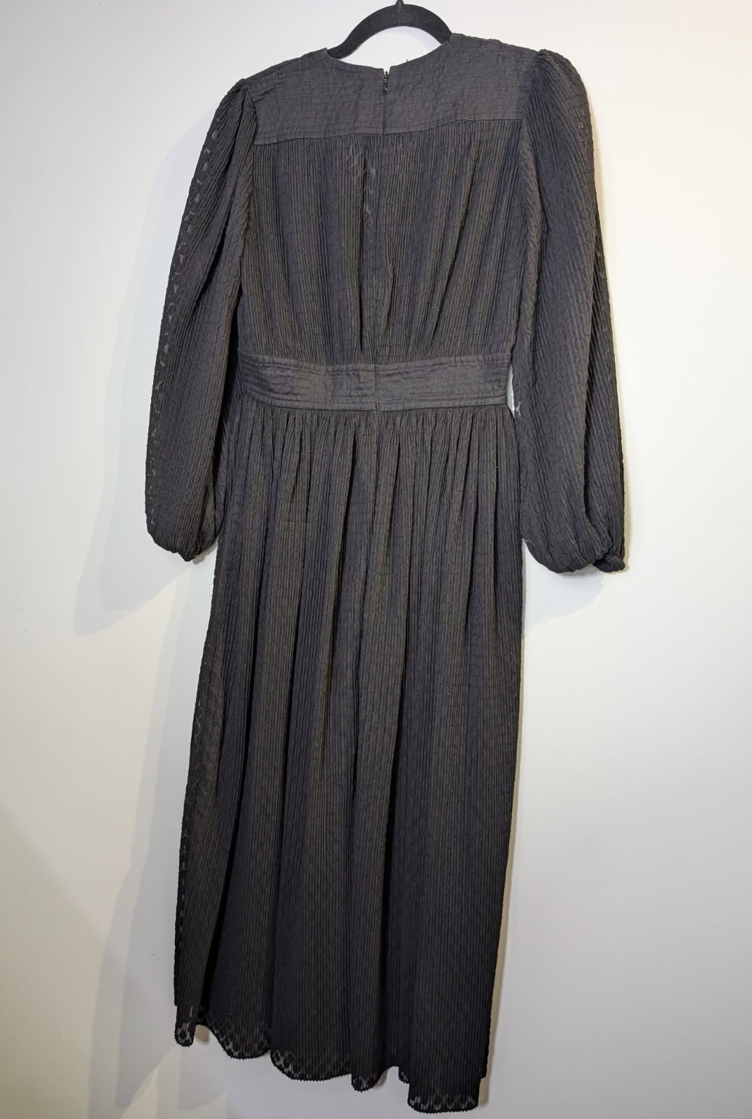 Zimmermann Pleated Midi Dress Black Size 1 - Image 4