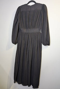 Zimmermann Pleated Midi Dress Black Size 1 - Image 4