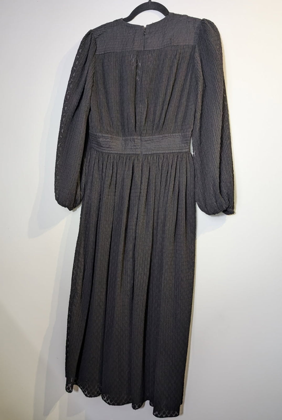 Zimmermann Pleated Midi Dress Black Size 1 - Image 4