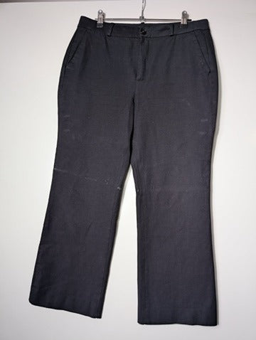 Massimo Dutti Women's Black Trousers EU 42 - Image 1