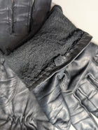 Classic Black Leather Winter Gloves - Soft Lined - Image 6