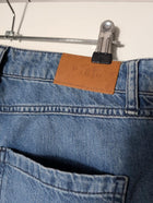 Pablo Women's Patch Pocket Flare Jeans Blue Denim Size 42 - Image 6