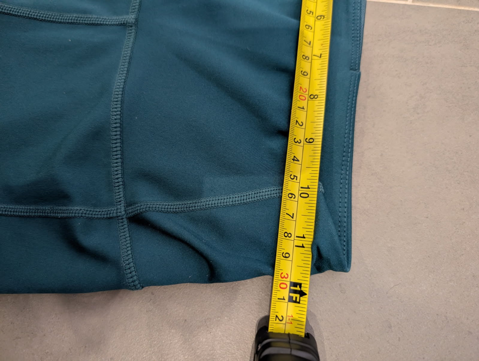 Nimble Activewear High-Rise Leggings - Teal Green Size AU 10 - Image 6