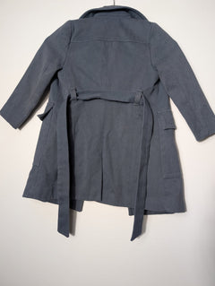 Stella McCartney Kids Double-Breasted Pea Coat - Blue Wool Blend Size 6 Years - Image 6