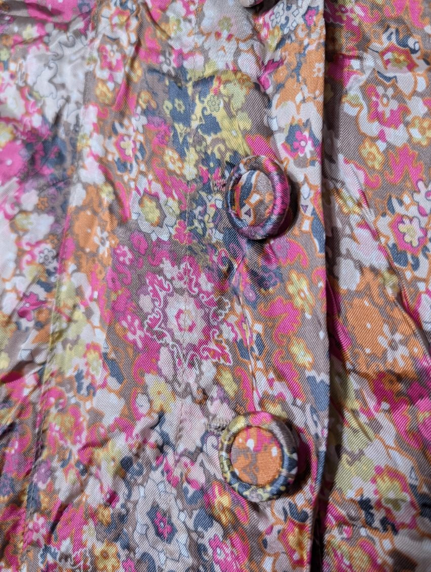 Scanlan & Theodore Floral Midi Skirt - Button Front - Image 6