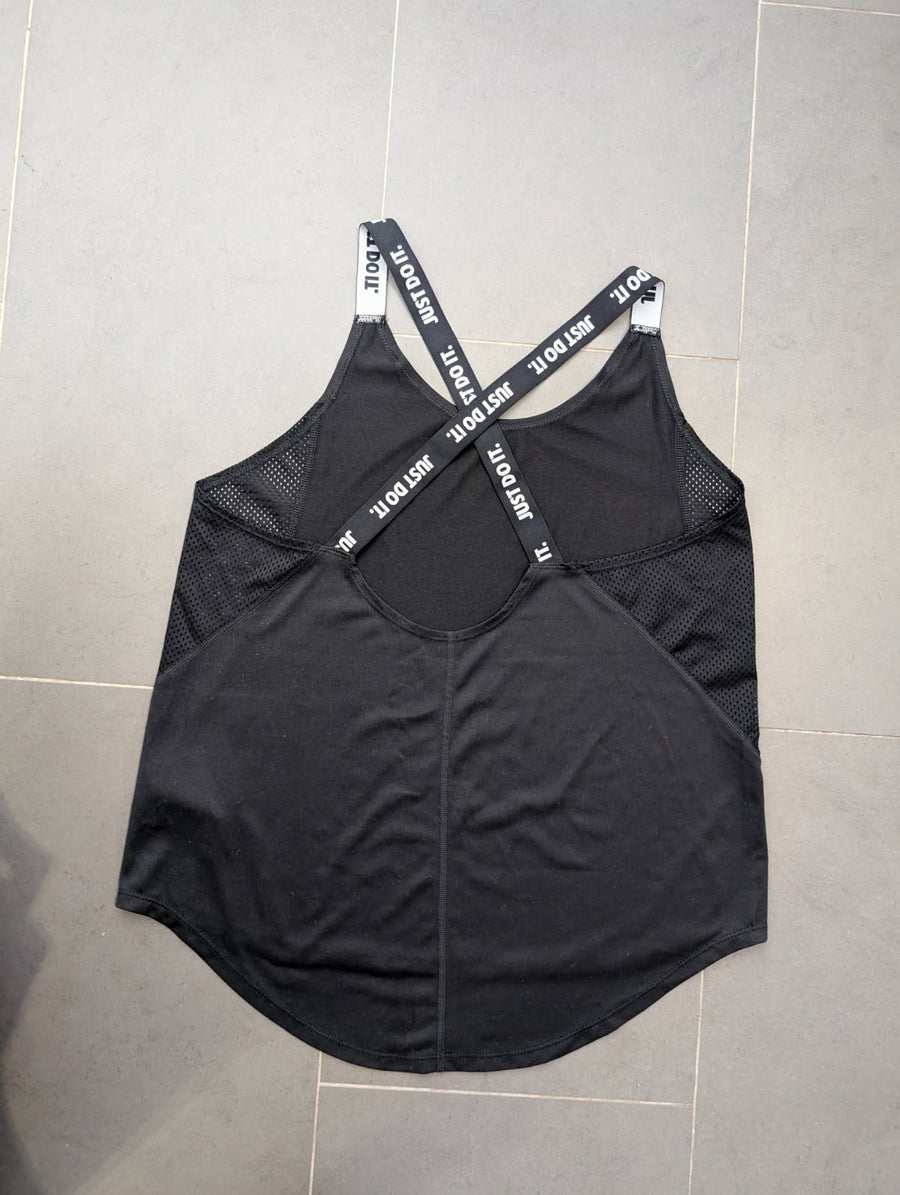 Nike Women's Just Do It Logo Strap Tank Top - Black Size M - Image 6