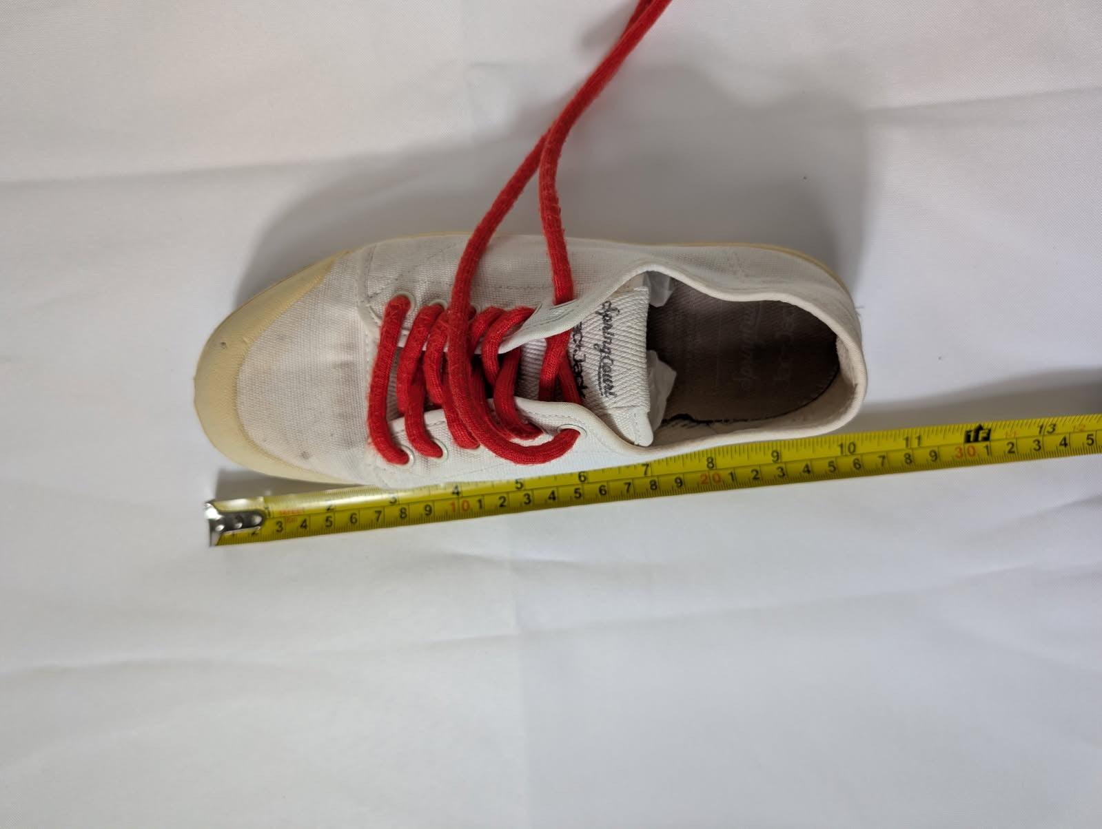 Spring Court G2 Canvas Low-Top Sneakers - White/Red EU 37 - Image 7