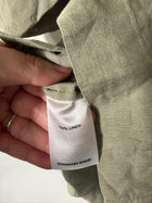 Country Road Women's Relaxed Organic Linen Shirt Sage Green Size 10 - Image 6