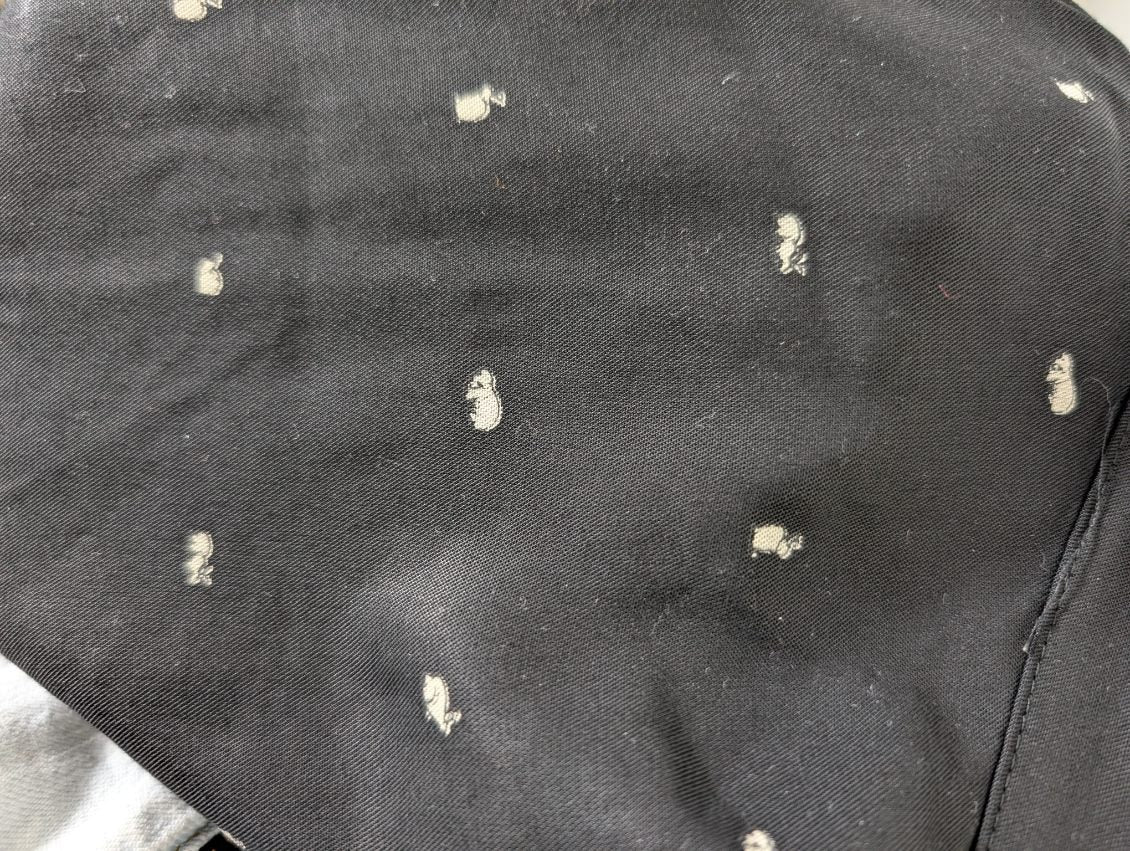 Alice McCall Black Shorts with White Rabbit Print - Size 12 - Image 7