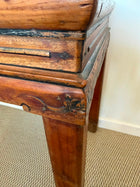 Antique Chinese Elm Wood Altar Table Rustic Console Bench Hall Table - Image 6