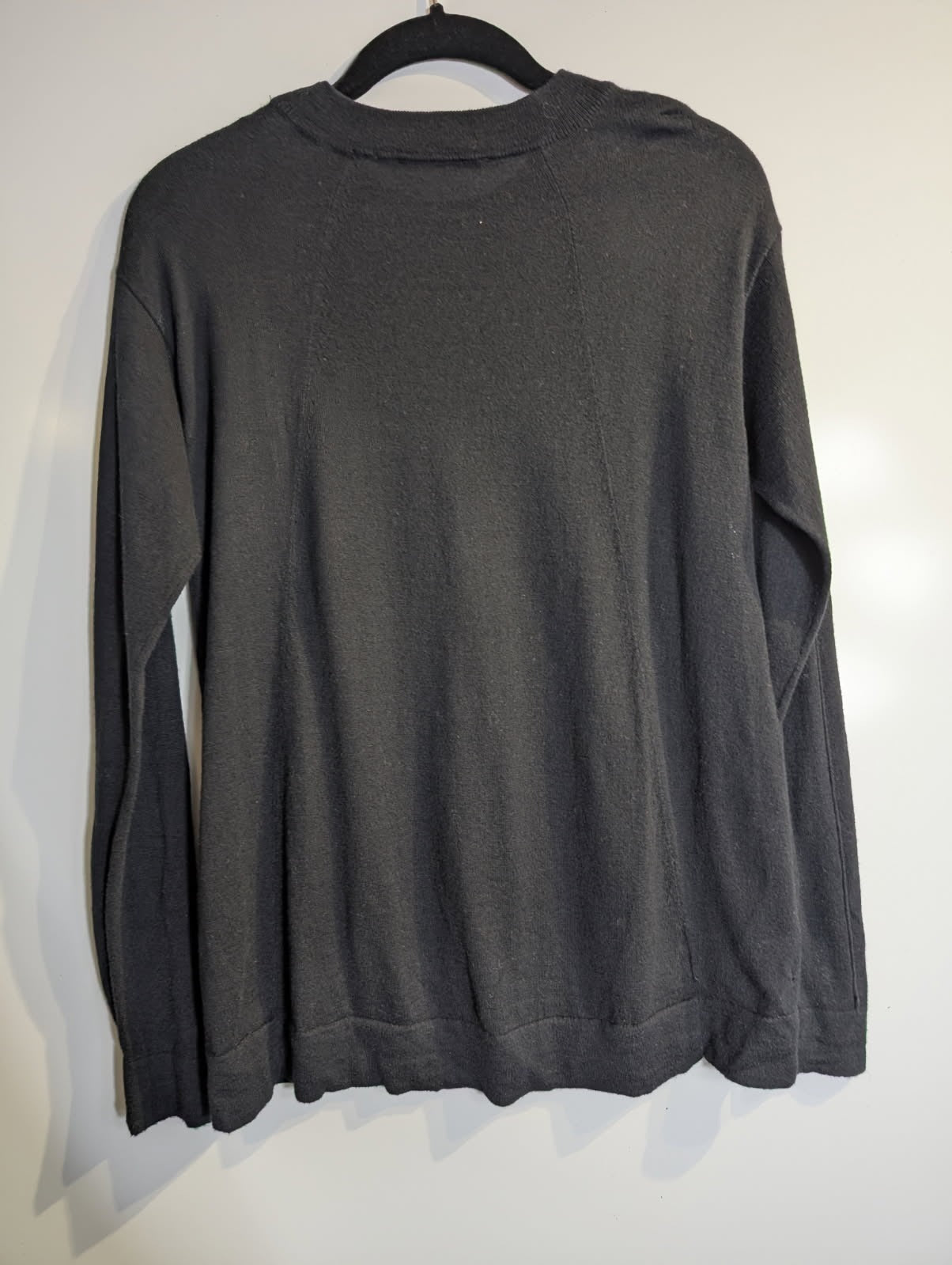 Country Road Crew Neck Knit Sweater Grey Wool Blend Women's XXS - Image 6