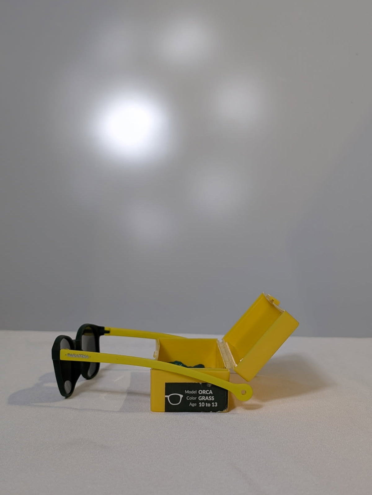 Parafina Orca Junior Sunglasses - Yellow/Black Age 10-13 - Image 3