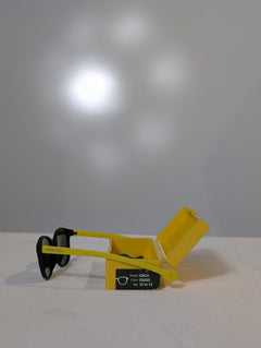 Parafina Orca Junior Sunglasses - Yellow/Black Age 10-13 - Image 3