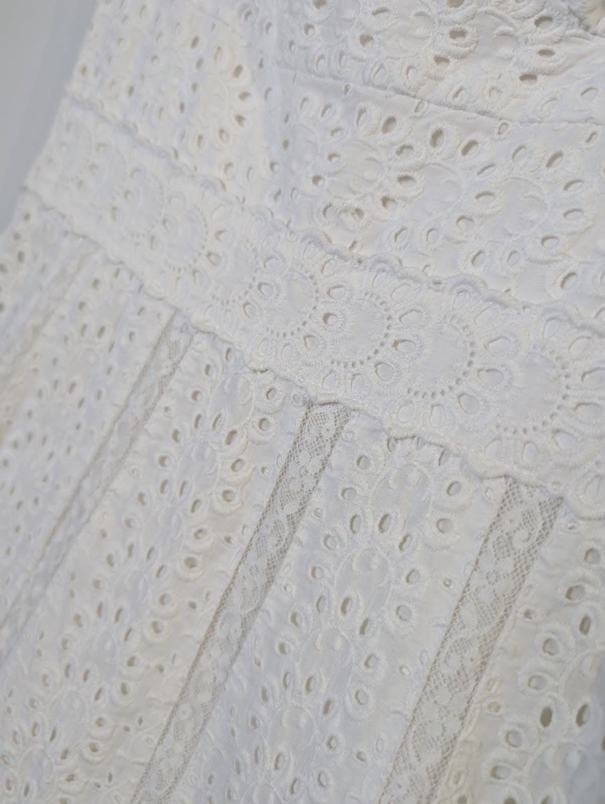 Collette Dinnigan White Eyelet Cotton Sundress - Limited Edition - Image 6