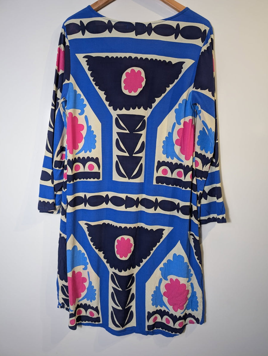 Mister Zimi Printed High-Low Tunic Dress Size 12 - Image 6