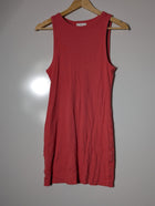 Kookai Ribbed Tank Top Coral Pink Size 2 - Image 6