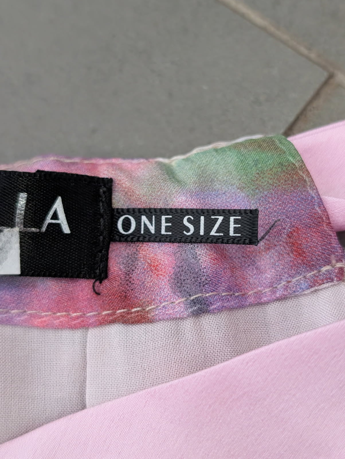 Arabella Couture Floral Chiffon Slip Dress - Pink Multi One Size - Image 6