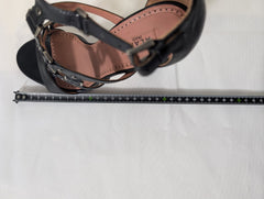 Alaïa Black Leather Studded Gladiator Sandals - EU 38 - Image 6