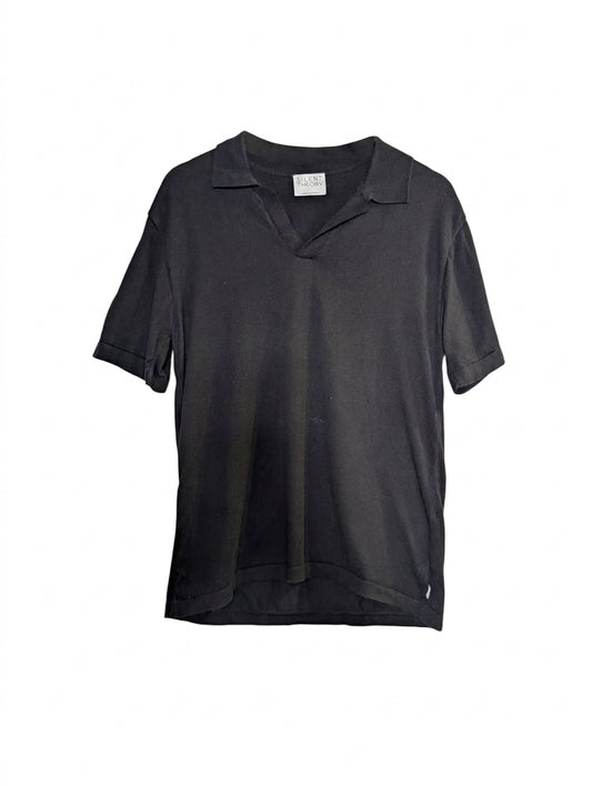 Silent Theory Black Polo Shirt - Men's Size Small - Image 1