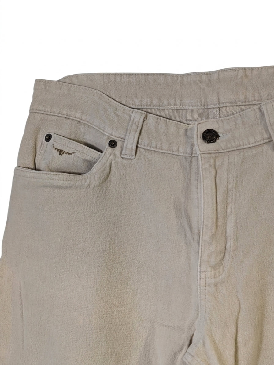 R.M. Williams Moleskin Jeans Beige Size 13 - Image 1