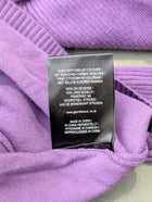 Gianni Feraud Purple Ribbed Knit Crew Neck Sweater - Women's UK 12 - Image 6