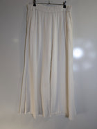Zara Wide-Leg Linen-Blend Trousers White Women's Size L - Image 6