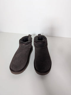 Hush Classic Mini Suede Boots - Dark Brown EU 38 - Image 6