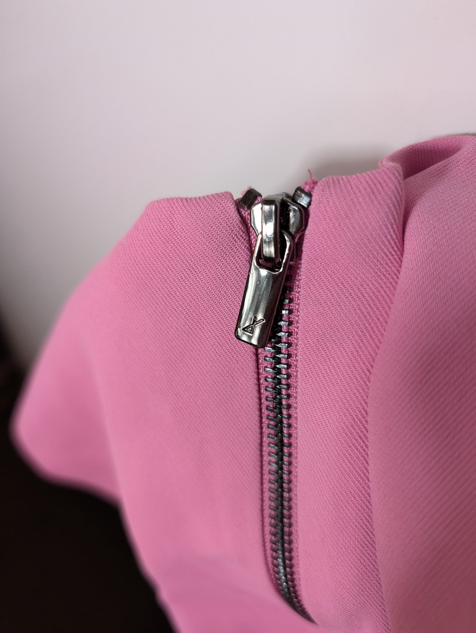 Ginger & Smart Peplum Midi Dress Pink Size 8 - Image 5