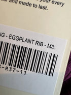 Monday Swimwear Andros Ribbed Sarong Skirt Eggplant - Image 3