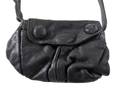 Oroton Leather Handbag Black Classic Crossbody - Image 1