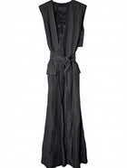 Ginger & Smart Pinstripe Sleeveless Trench Dress Size 8 - Image 1