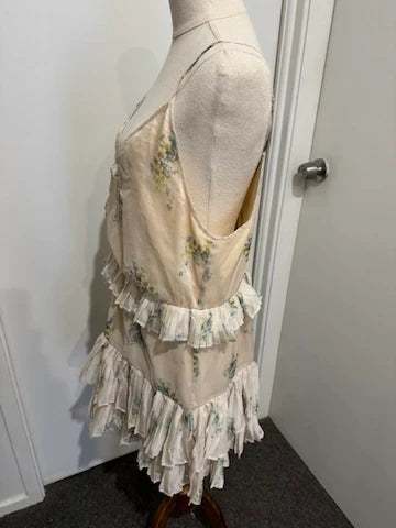 Stevie May Cream Floral Spaghetti Strap Dress - Image 4
