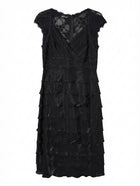 Flirt by Mr K Tiered Cocktail Dress Black Size 16 - Image 1