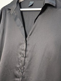 Calvin Klein Satin Pajama Set Women's Black Size S - Image 3