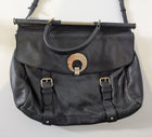 Oroton Leather Handbag Black Classic Crossbody - Image 4
