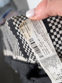 Mango Textured Coat Black and White Checkered XS - Image 2