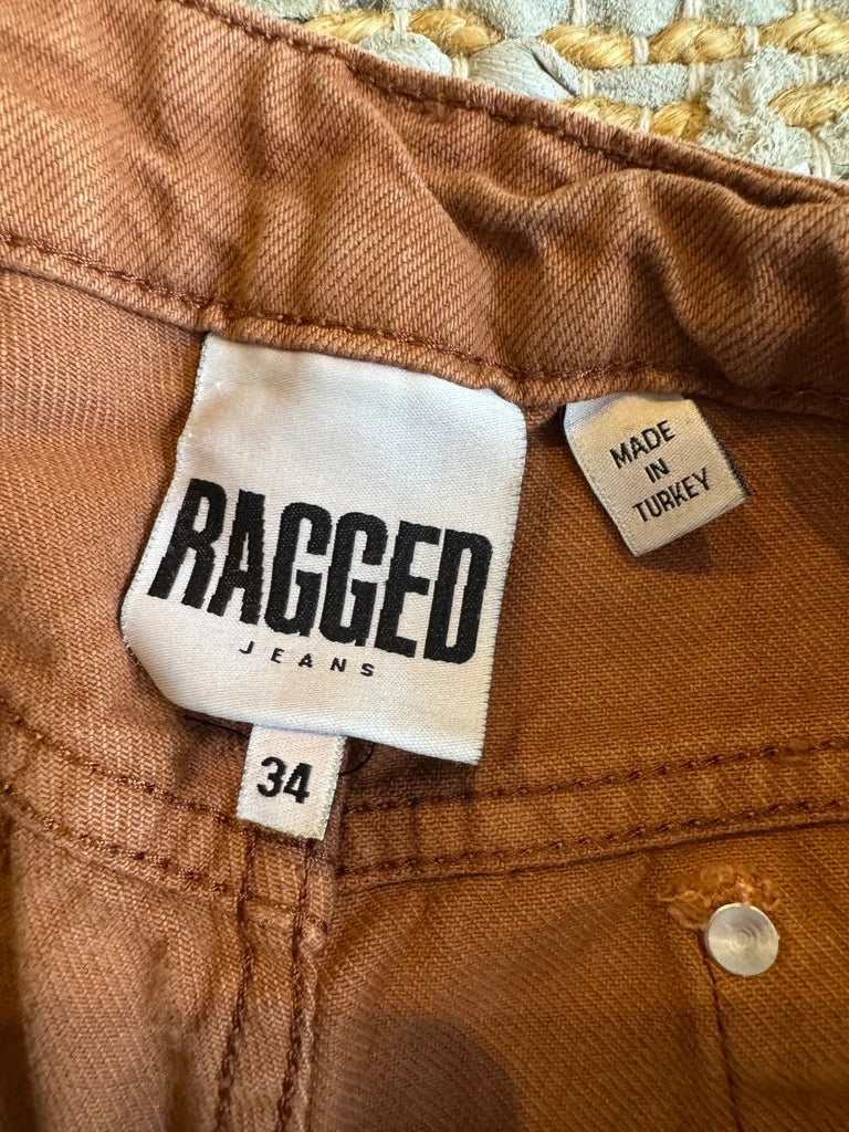 Ragged Jeans Men's Brown Denim Jeans Size 34 - Image 4