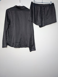 Calvin Klein Satin Pajama Set Women's Black Size S - Image 5
