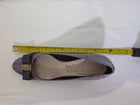 Salvatore Ferragamo Vara Bow Kitten Heel Pumps Grey Patent Leather - Image 11